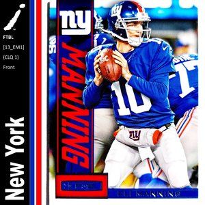 New York Giants (Eli Manning) - FTBL [13_EM1]